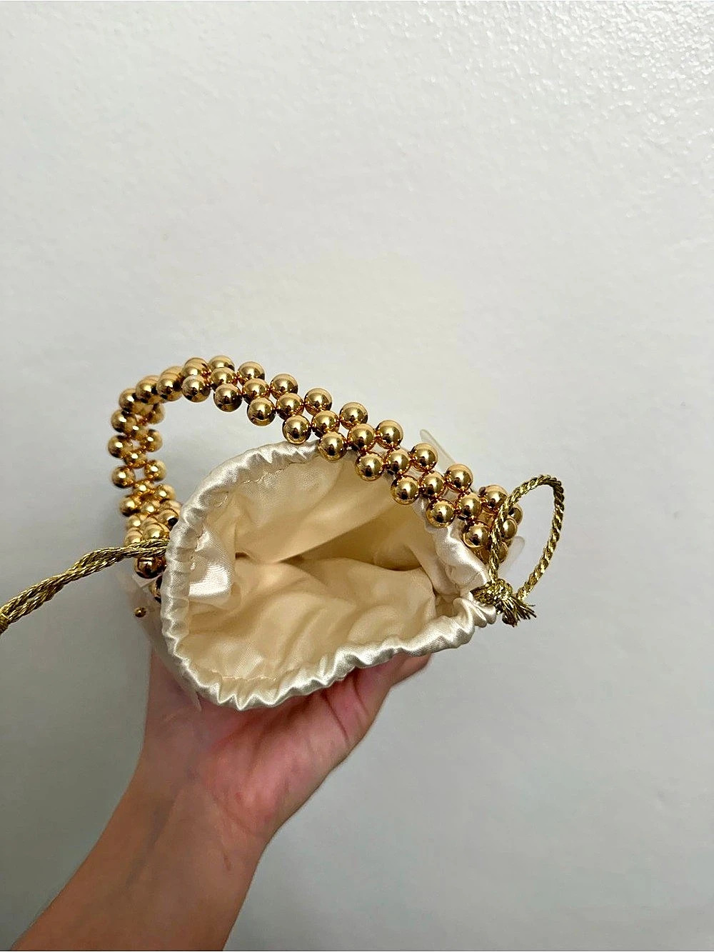 Sequin Drawstring Mini Bag - Picture 5 of 5